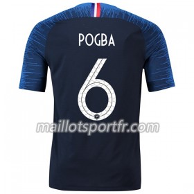 Maillot de Foot France Pogba 6 Domicile Coupe du monde 2018